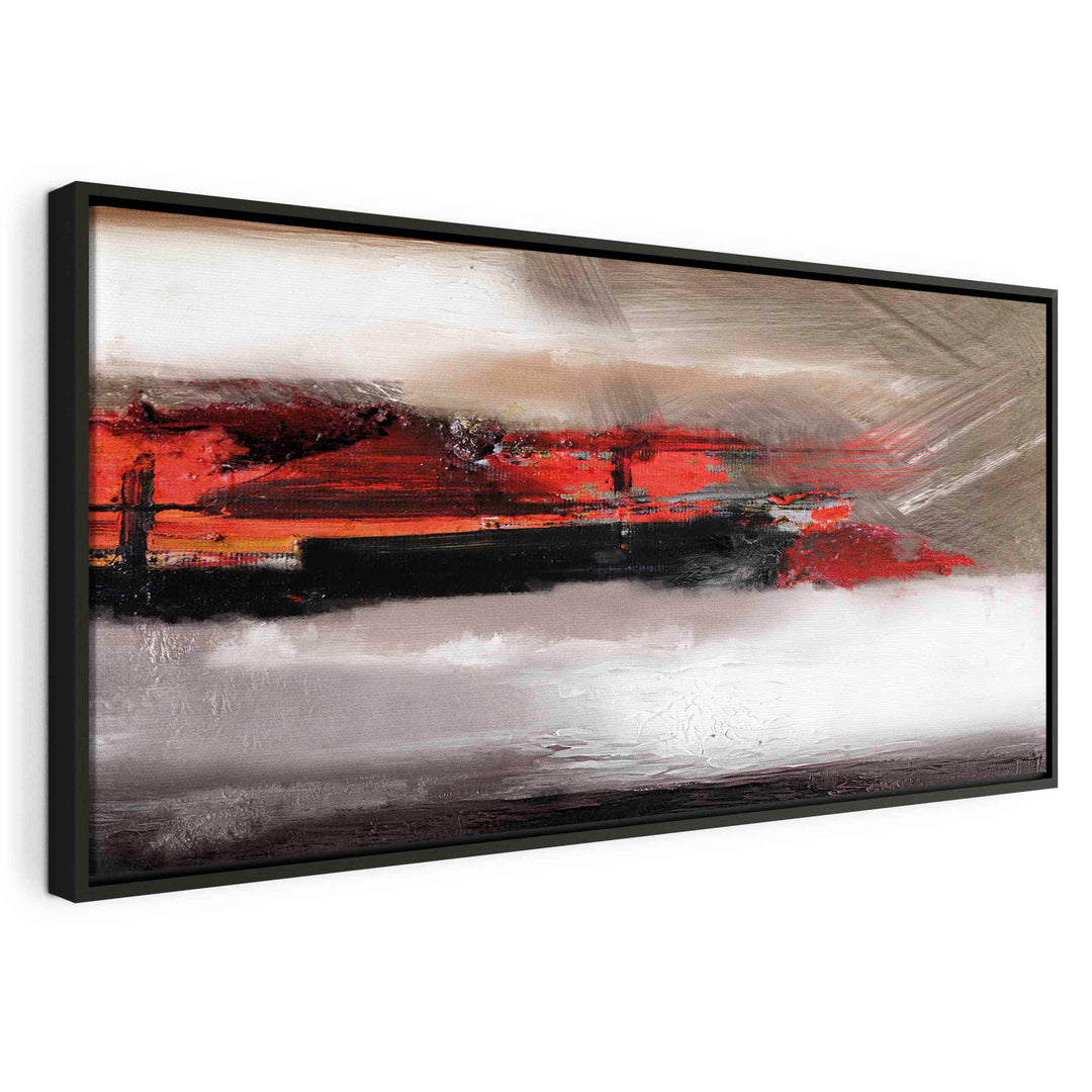 Glezna melnā koka rāmī - Drosme G ART