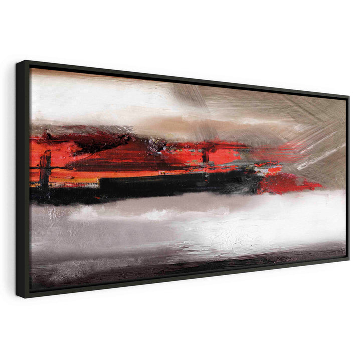 Glezna melnā koka rāmī - Drosme G ART