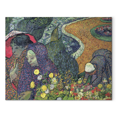 Gleznas reprodukcija (Vinsents van Gogs) - Arlas dāmas (Atmiņas par Etenas dārzu) G ART