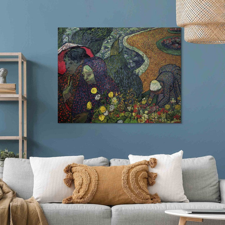 Gleznas reprodukcija /Vinsents van Gogs/ - Arlas dāmas /Atmiņas par Etenas dārzu/ G ART