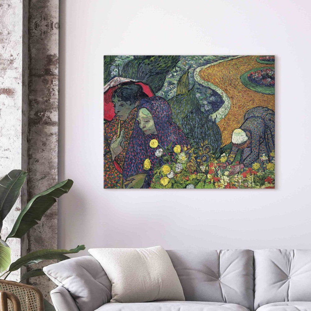 Gleznas reprodukcija /Vinsents van Gogs/ - Arlas dāmas /Atmiņas par Etenas dārzu/ G ART