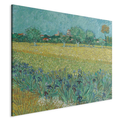 Воспроизведение живописи (Винсент Ван Гог) - Арлас Вид с радужной оболочкой на переднем плане G Art
