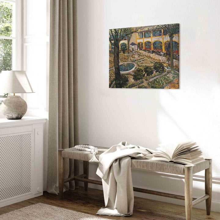 Gleznas reprodukcija /Vinsents van Gogs/ - Arlas slimnīcas dārzs G ART