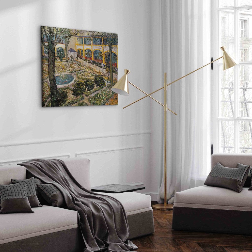 Gleznas reprodukcija /Vinsents van Gogs/ - Arlas slimnīcas dārzs G ART