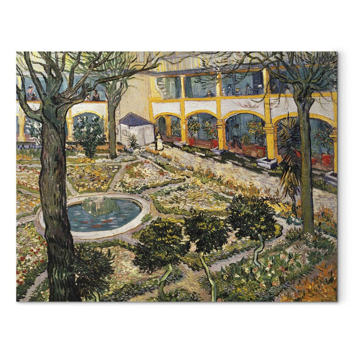 Gleznas reprodukcija /Vinsents van Gogs/ - Arlas slimnīcas dārzs G ART