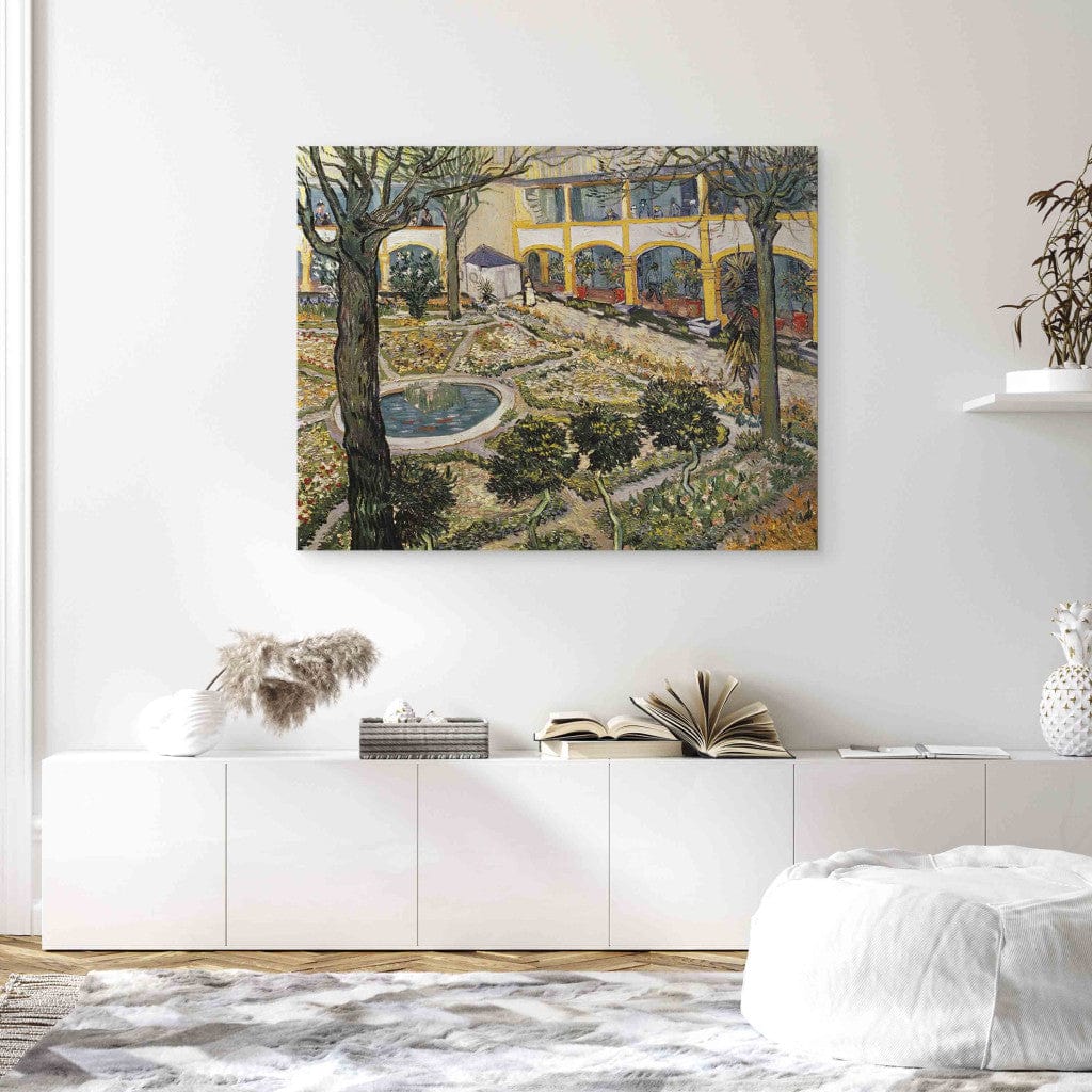 Gleznas reprodukcija /Vinsents van Gogs/ - Arlas slimnīcas dārzs G ART