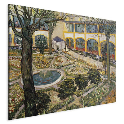 Gleznas reprodukcija (Vinsents van Gogs) - Arlas slimnīcas dārzs G ART