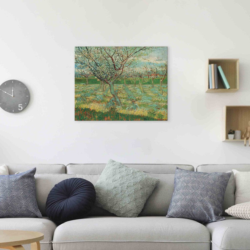 Gleznas reprodukcija /Vinsents van Gogs/ - Augļu dārzs ar ziedošām aprikozēm G ART