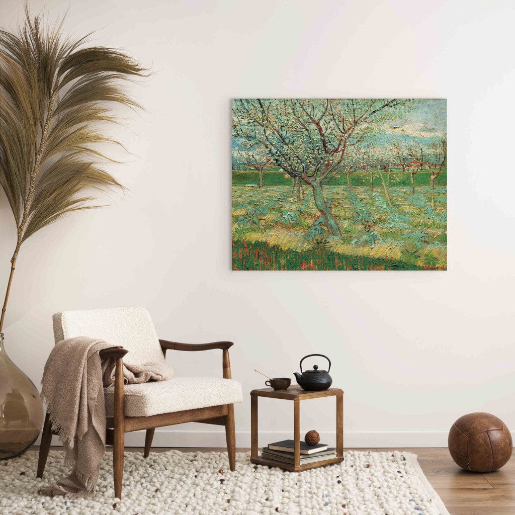 Gleznas reprodukcija /Vinsents van Gogs/ - Augļu dārzs ar ziedošām aprikozēm G ART