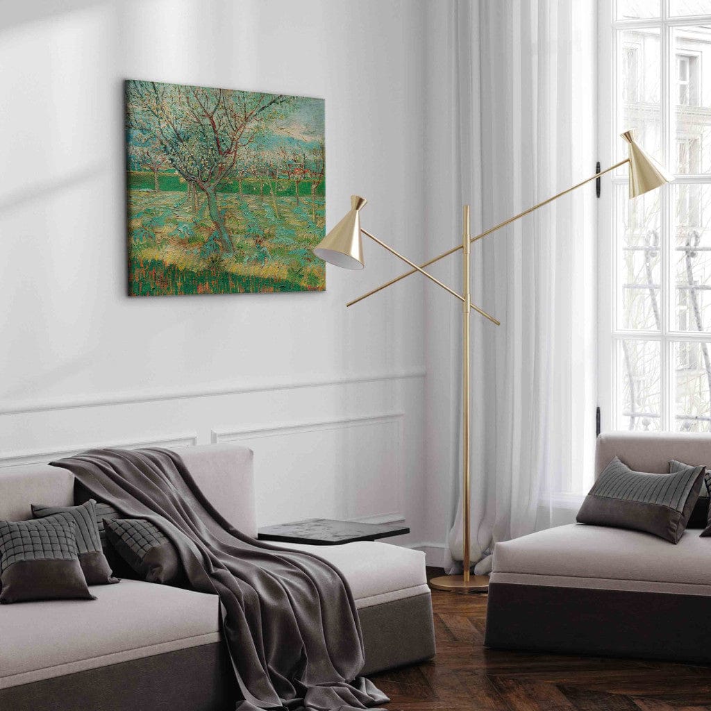 Gleznas reprodukcija /Vinsents van Gogs/ - Augļu dārzs ar ziedošām aprikozēm G ART