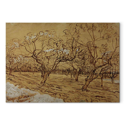 Воспроизведение живописи (Винсент Ван Гог) - Свежий сад с цветущими сливами G Art