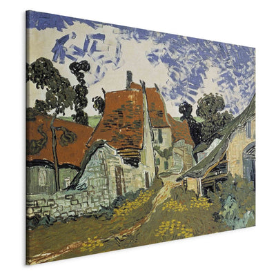 Reproduction of painting (Vincent van Gogh) - Auvers Village Street G Art