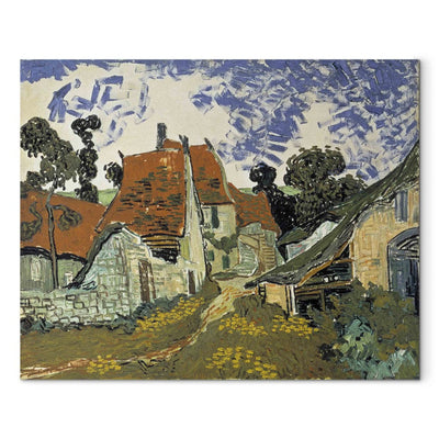 Reproduction of painting (Vincent van Gogh) - Auvers Village Street G Art