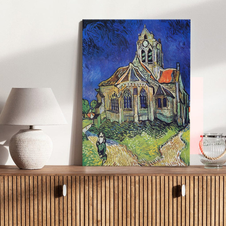 Gleznas reprodukcija /Vinsents van Gogs/ - Auversas baznīca G ART