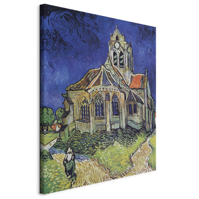 Gleznas reprodukcija (Vinsents van Gogs) - Auversas baznīca G ART