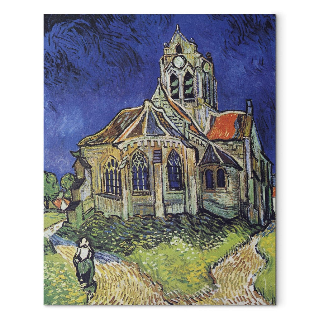 Gleznas reprodukcija /Vinsents van Gogs/ - Auversas baznīca G ART