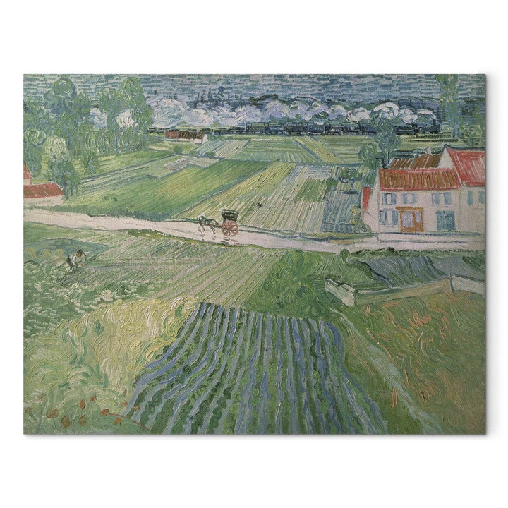 Gleznas reprodukcija /Vinsents van Gogs/ - Aversas ainava pēc lietus G ART