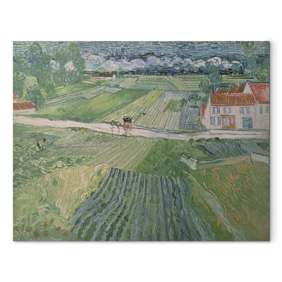 Gleznas reprodukcija (Vinsents van Gogs) - Aversas ainava pēc lietus G ART