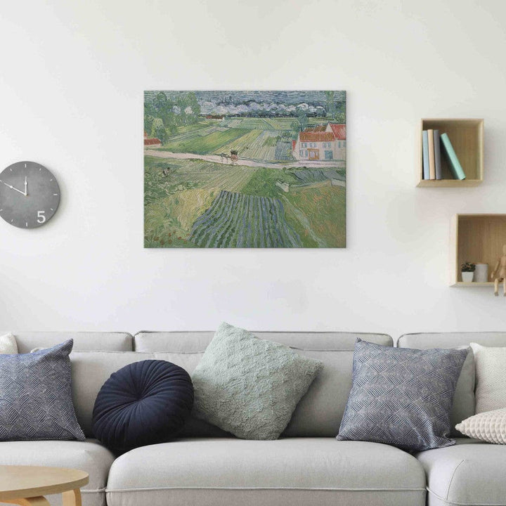 Gleznas reprodukcija /Vinsents van Gogs/ - Aversas ainava pēc lietus G ART