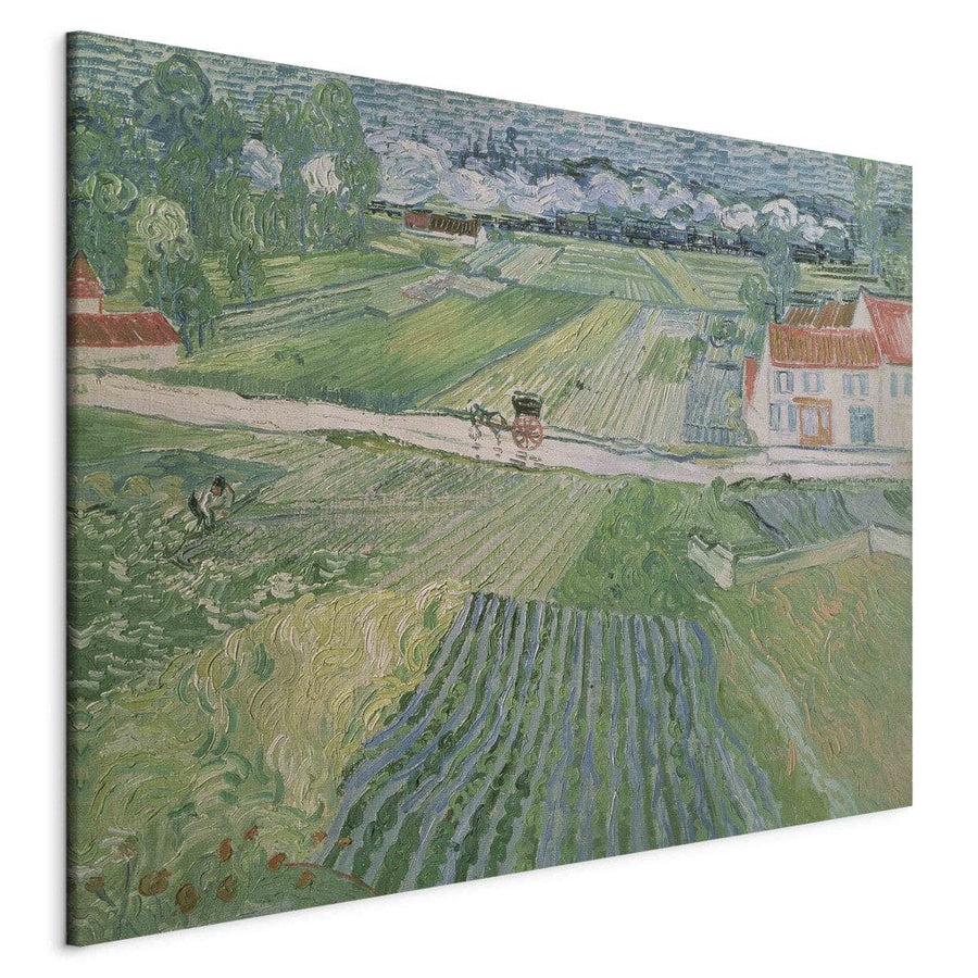Gleznas reprodukcija /Vinsents van Gogs/ - Aversas ainava pēc lietus G ART