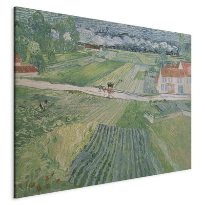 Reproduction of painting (Vincent van Gogh) - Aversha landscape after rain g Art
