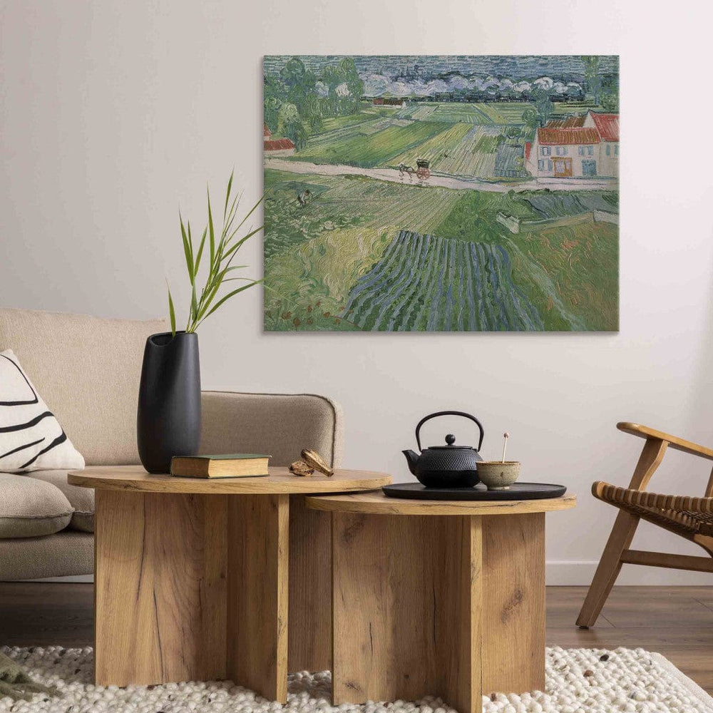 Gleznas reprodukcija /Vinsents van Gogs/ - Aversas ainava pēc lietus G ART