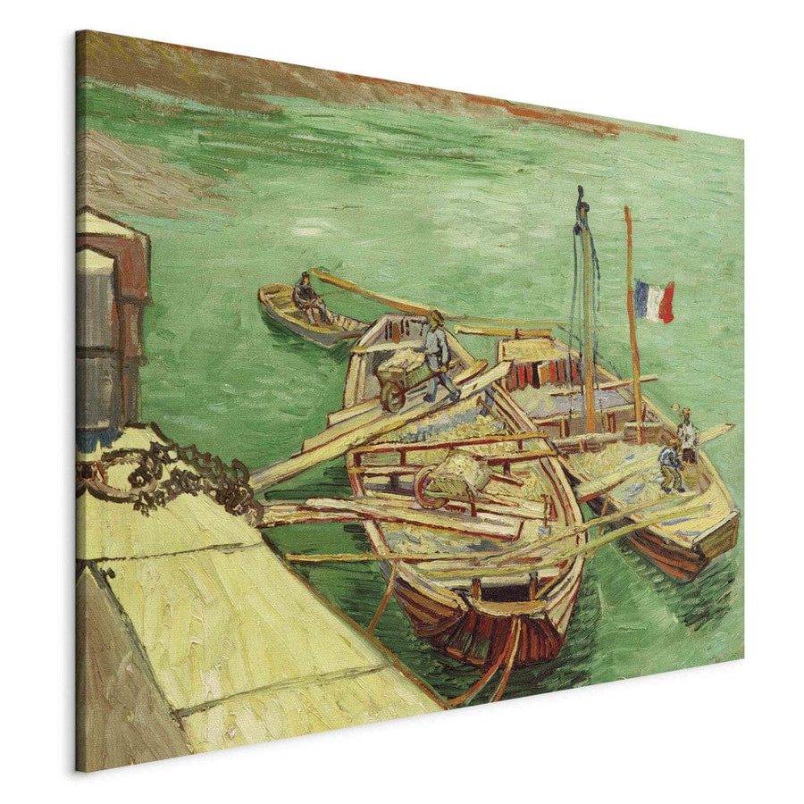 Gleznas reprodukcija /Vinsents van Gogs/ - Baržas uz Ronas upes G ART