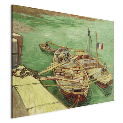 Tapybos atkūrimas (Vincentas Van Gogas) - „Bares“ ant Rono upės G meno