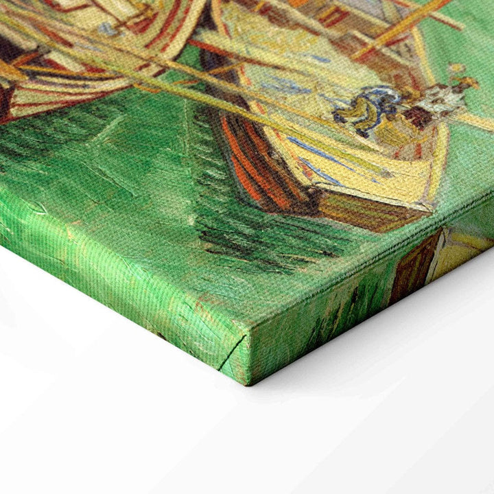 Gleznas reprodukcija /Vinsents van Gogs/ - Baržas uz Ronas upes G ART