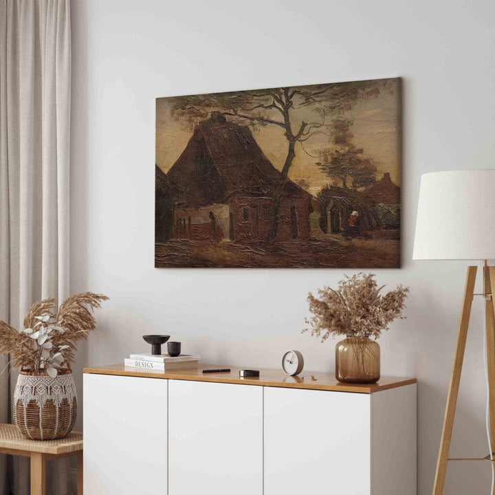 Gleznas reprodukcija /Vinsents van Gogs/ - Boerenhuis, Nūnena G ART