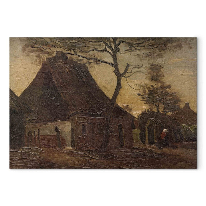 Gleznas reprodukcija /Vinsents van Gogs/ - Boerenhuis, Nūnena G ART