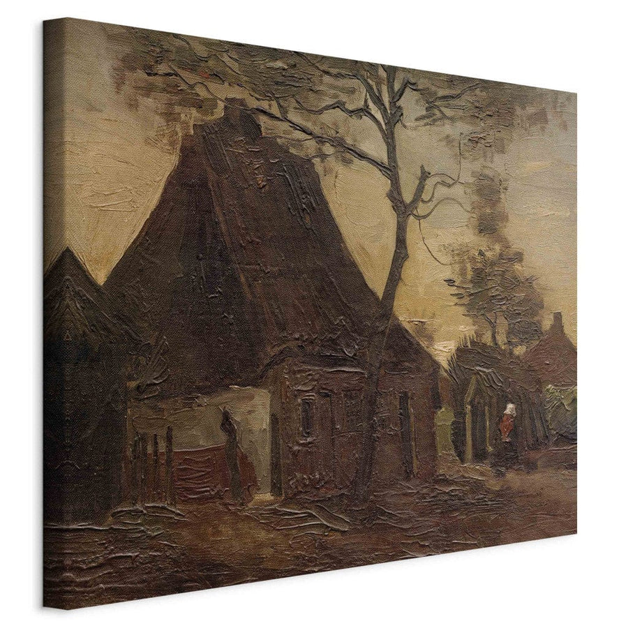 Gleznas reprodukcija /Vinsents van Gogs/ - Boerenhuis, Nūnena G ART
