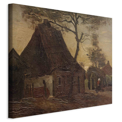 Maalauksen lisääntyminen (Vincent Van Gogh) - Boerenhuis, nänni g art
