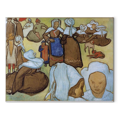 Maali reprodutseerimine (Vincent Van Gogh) - Bretononische Frauen auf der Wiese G Art
