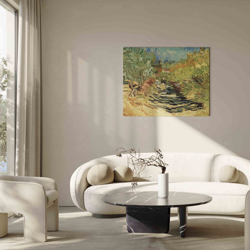 Gleznas reprodukcija /Vinsents van Gogs/ - Ceļš pie Saint-Remy G ART