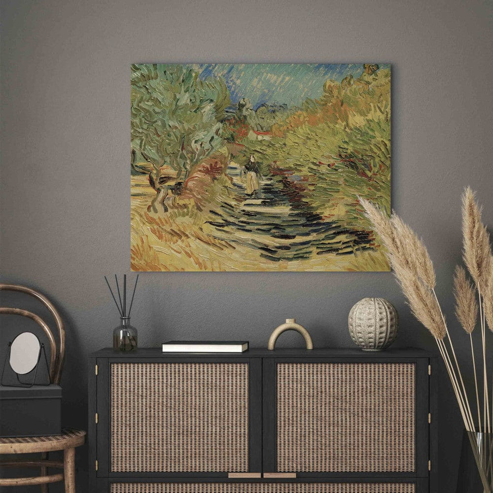 Gleznas reprodukcija /Vinsents van Gogs/ - Ceļš pie Saint-Remy G ART