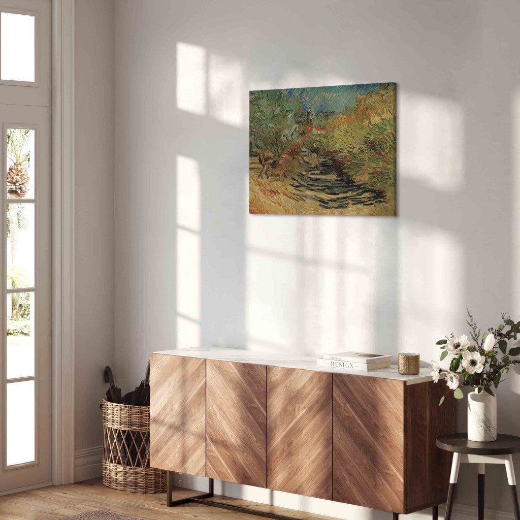 Gleznas reprodukcija /Vinsents van Gogs/ - Ceļš pie Saint-Remy G ART