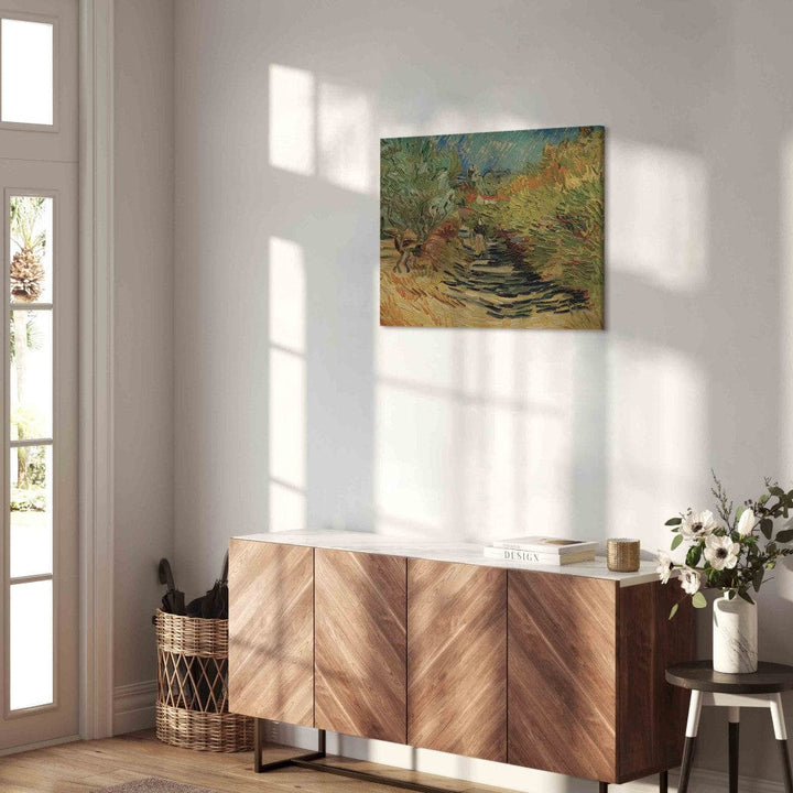 Gleznas reprodukcija /Vinsents van Gogs/ - Ceļš pie Saint-Remy G ART