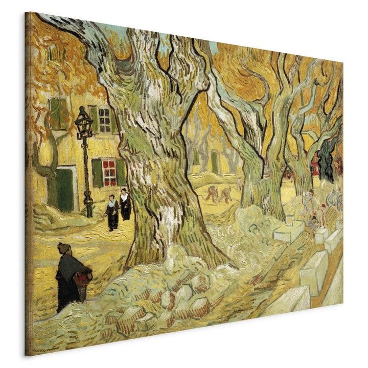 Gleznas reprodukcija /Vinsents van Gogs/ - Ceļu darbi Sen Remī G ART