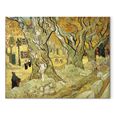 Reproduction of painting (Vincent van Gogh) - Road Works Sen Remī G Art