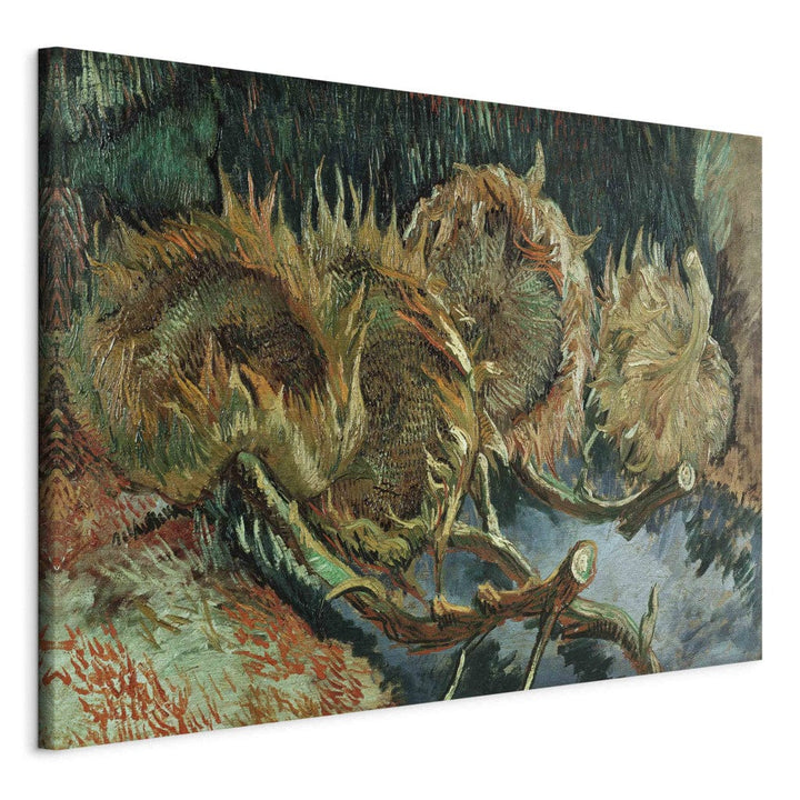 Gleznas reprodukcija /Vinsents van Gogs/ - Četras grieztas saulespuķes G ART