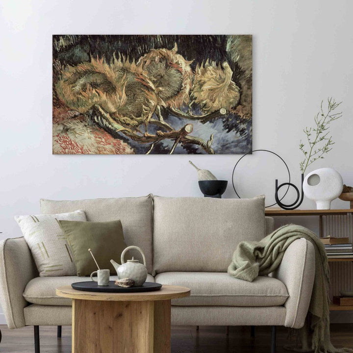 Gleznas reprodukcija /Vinsents van Gogs/ - Četras saulespuķes G ART
