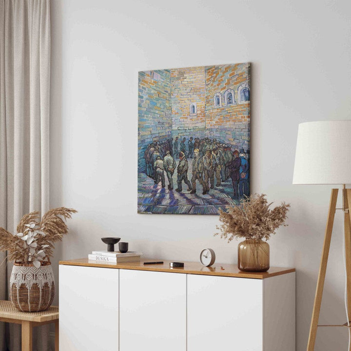 Gleznas reprodukcija /Vinsents van Gogs/ - Cietums ar ieslodzītajiem G ART