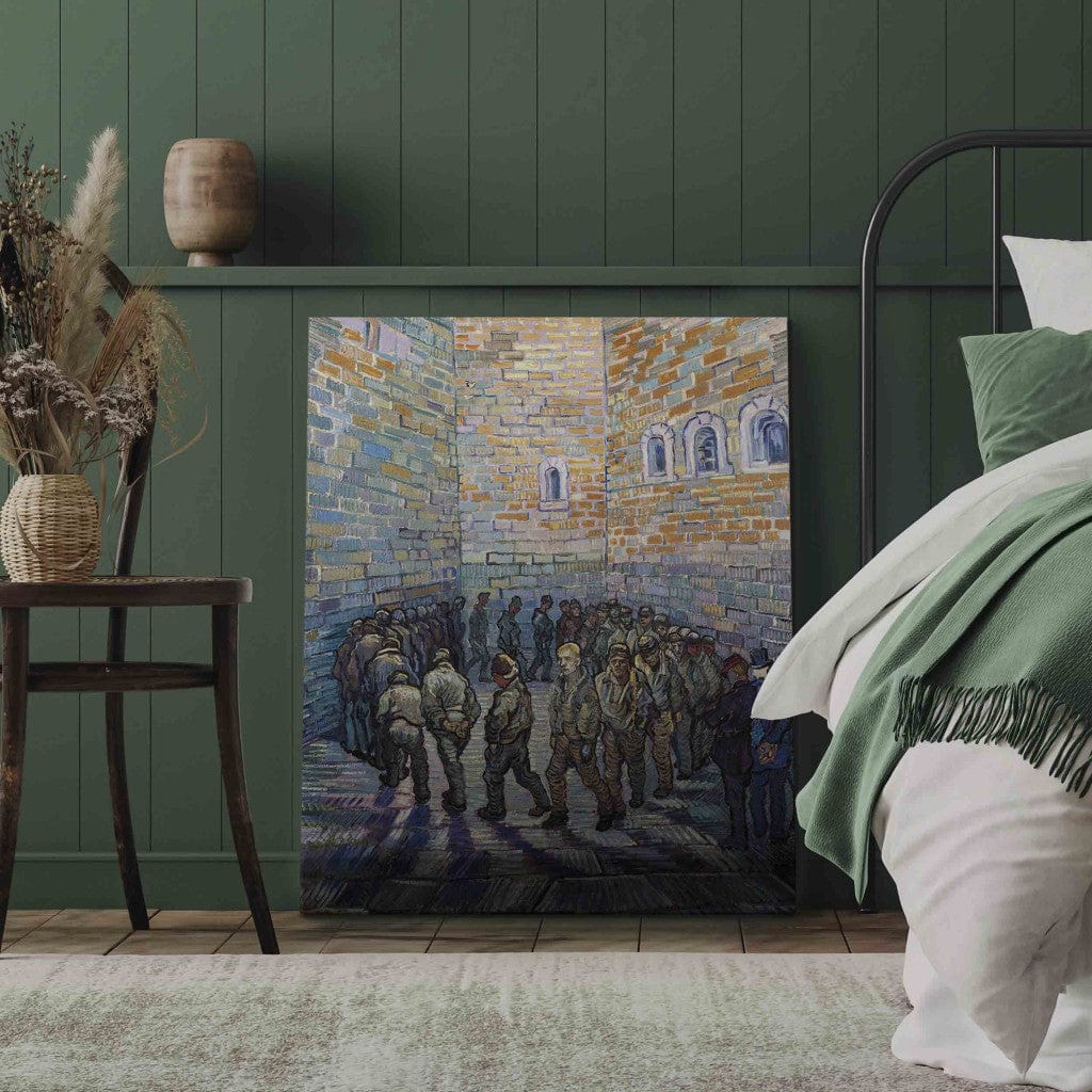 Gleznas reprodukcija /Vinsents van Gogs/ - Cietums ar ieslodzītajiem G ART