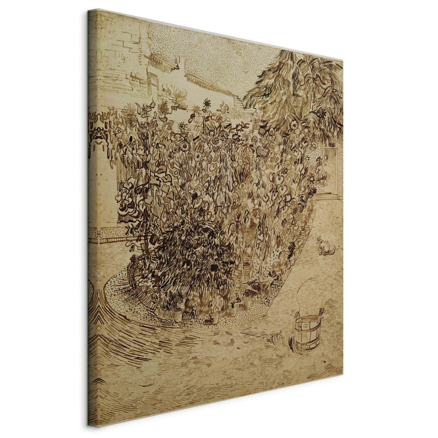 Gleznas reprodukcija /Vinsents van Gogs/ - Dārzs ar saulespuķēm G ART