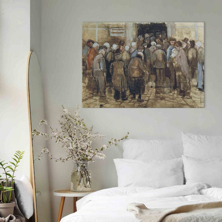Gleznas reprodukcija /Vinsents van Gogs/ - Die Armen und das Geld G ART