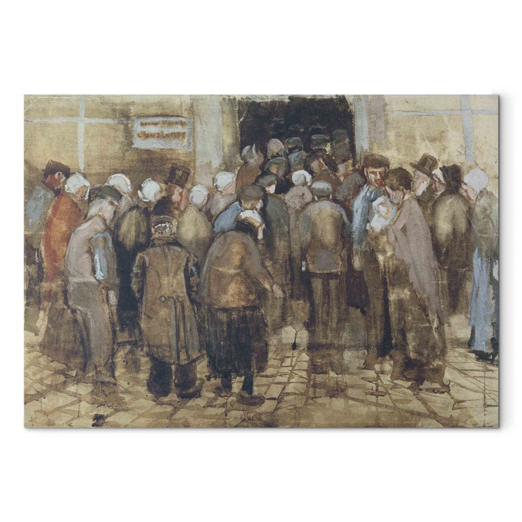 Gleznas reprodukcija /Vinsents van Gogs/ - Die Armen und das Geld G ART
