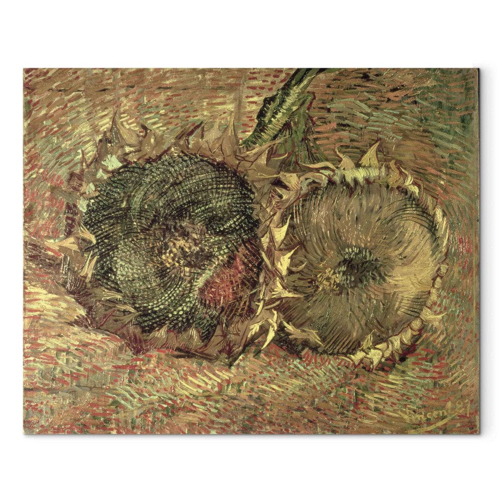 Gleznas reprodukcija /Vinsents van Gogs/ - Divas grieztas saulespuķes G ART