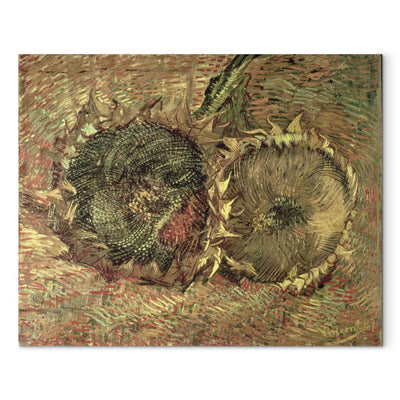 Reproduction of painting (Vincent van Gogh) - Two cut sunflowers g Art