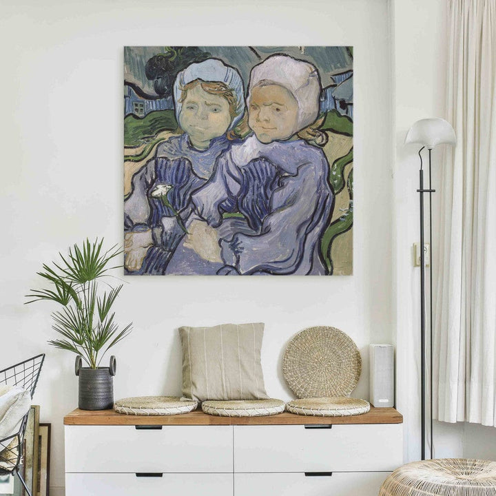 Gleznas reprodukcija /Vinsents van Gogs/ - Divas mazas meitenes G ART